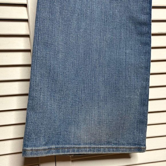 Vintage True Religion Becky Bootcut Medium Blue Stretch Jeans Leather Tab 28 - Picture 13 of 13